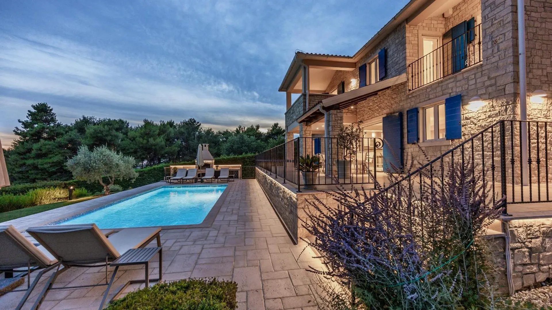 Villa Sterpazzi For 8 People Near Porec With 38 M2 Heated Pool, Sea View & Wellness Višnjan 0*,